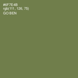 #6F7E4B - Go Ben Color Image
